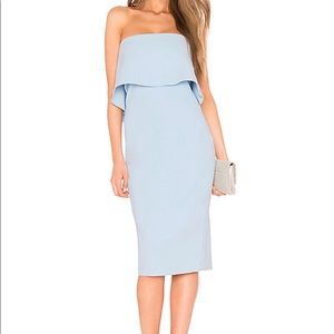 REVOLVE, LIKELY brand strapless midi dress